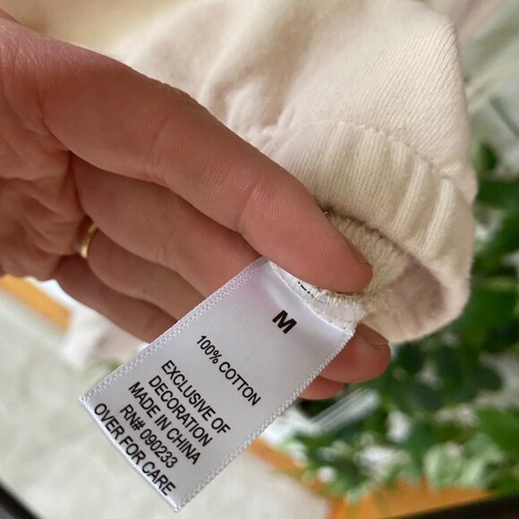 Retro 90's Crop Rainbow Sweater Zip Sweatshirt S/M - Picture 3 of 7